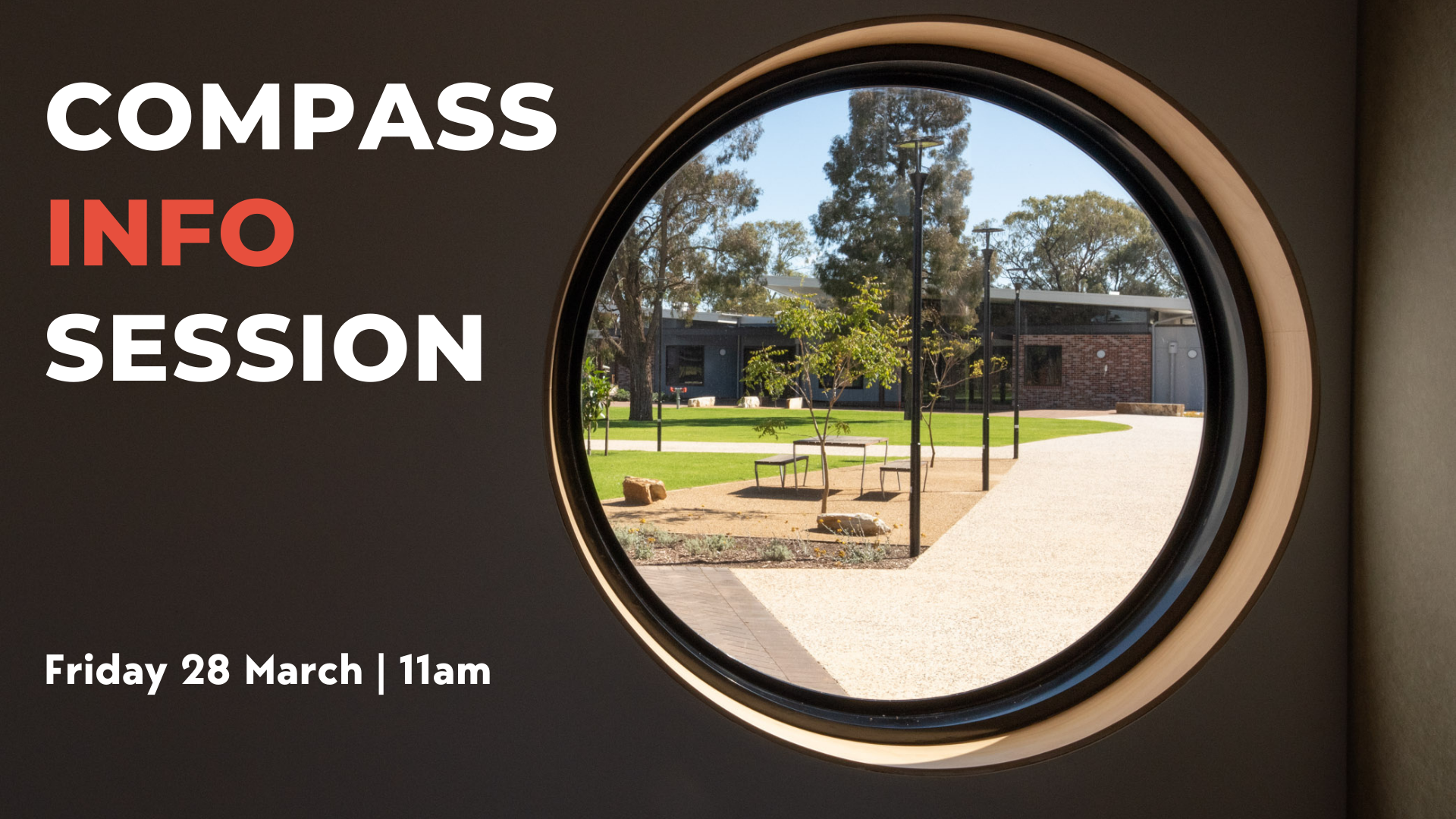 Compass Info Session - Friday 28 March